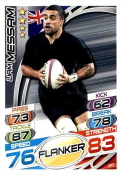 2015 Topps Rugby Attax #107 Liam Messam Front